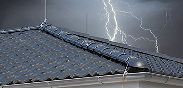Äußerer Blitzschutz bei Elektro Brehm GmbH in Alzenau-Hörstein